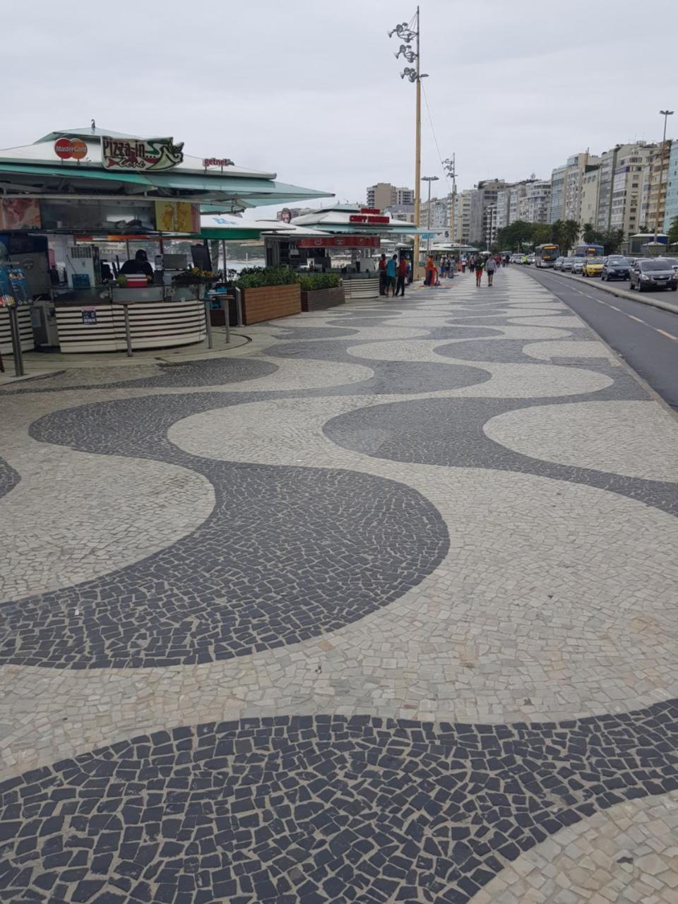 Copacabana beach Rio de Janeiro Bagian luar foto